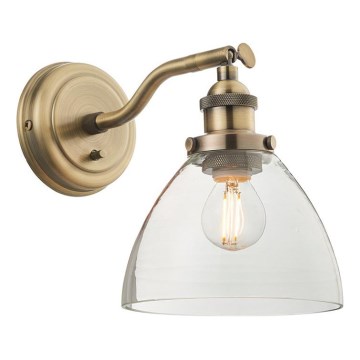 Endon 77273 - Zidna reflektorska lampa HANSEN 1xE14/40W/230V mesing