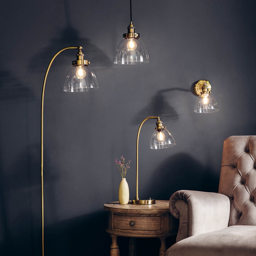 Endon 77273 - Zidna reflektorska lampa HANSEN 1xE14/40W/230V mesing