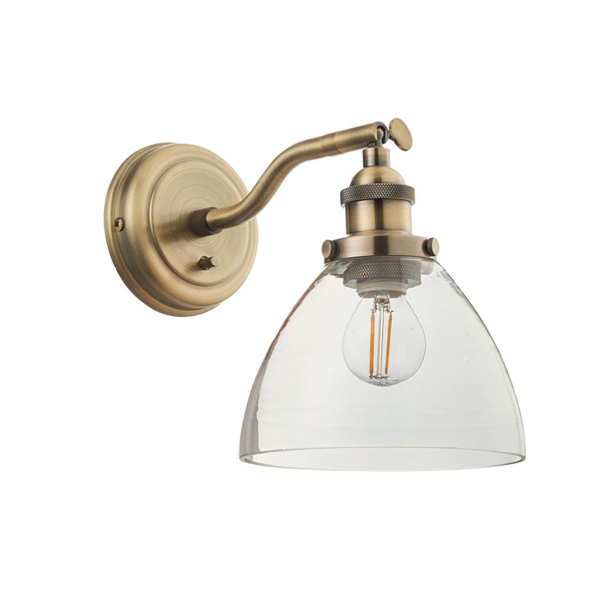 Endon 77273 - Zidna reflektorska lampa HANSEN 1xE14/40W/230V mesing