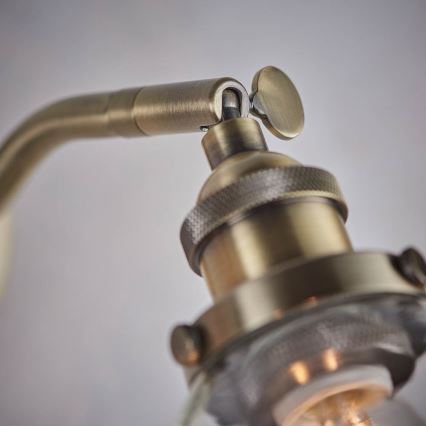 Endon 77273 - Zidna reflektorska lampa HANSEN 1xE14/40W/230V mesing