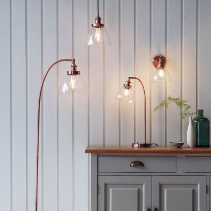 Endon 77861 - Stona lampa HANSEN 1xE27/40W/230V bakrena