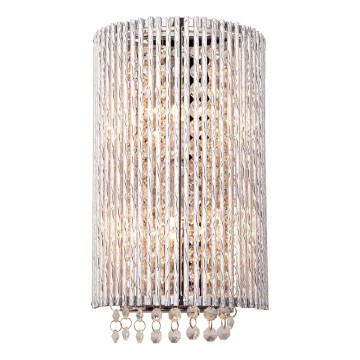 Endon 81978 - Kristalna zidna svetiljka GALINA 2xG9/25W/230V sjajni hrom