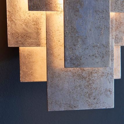 Endon 90451 - Zidno svetilo ALZARE 2xG9/3W/230V bela patina