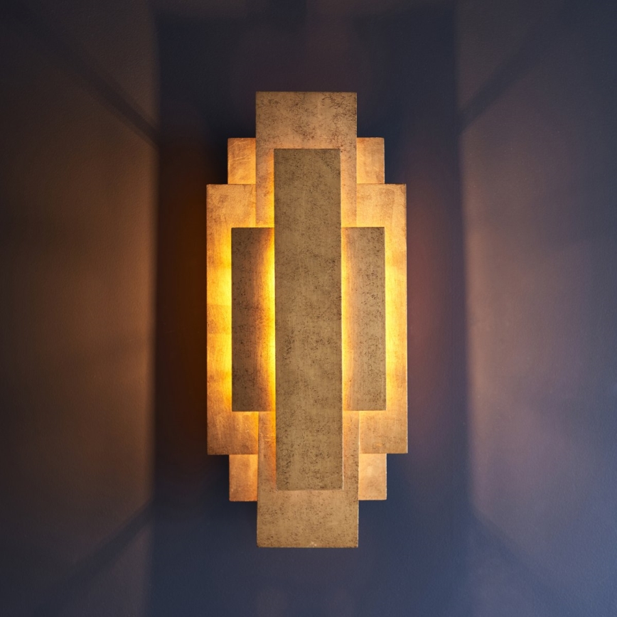 Endon 90452 - Zidna lampa ALZARE 2xG9/3W/230V zlatna
