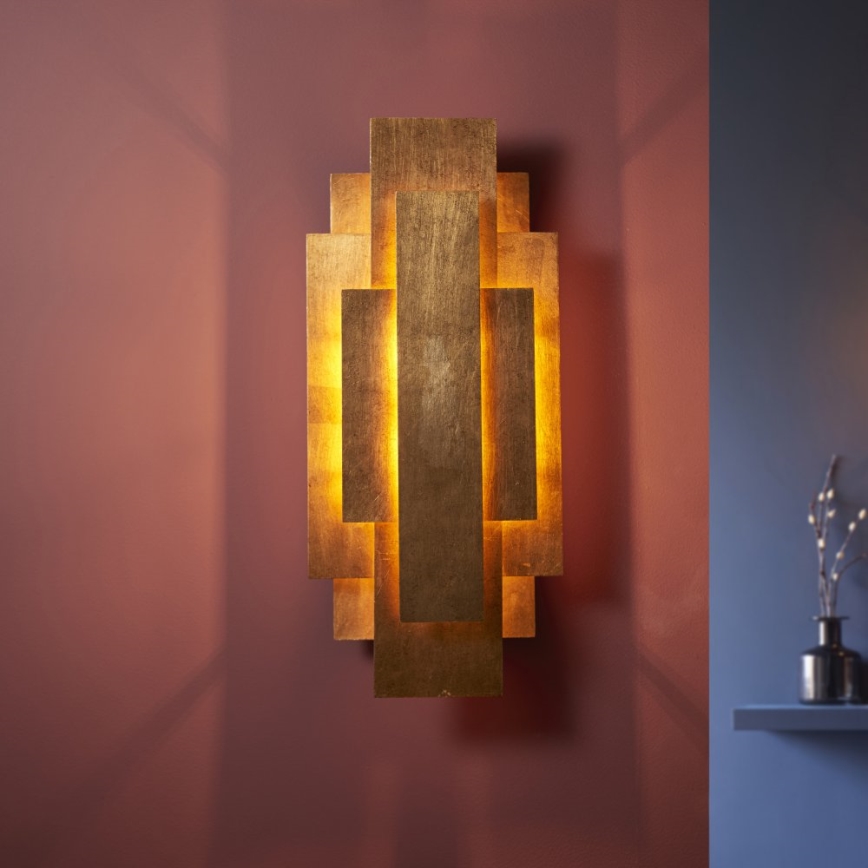 Endon 90452 - Zidna lampa ALZARE 2xG9/3W/230V zlatna