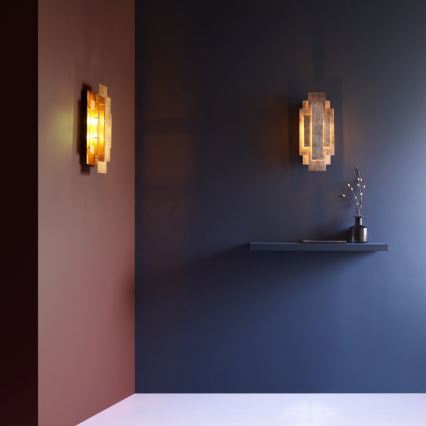 Endon 90452 - Zidna lampa ALZARE 2xG9/3W/230V zlatna