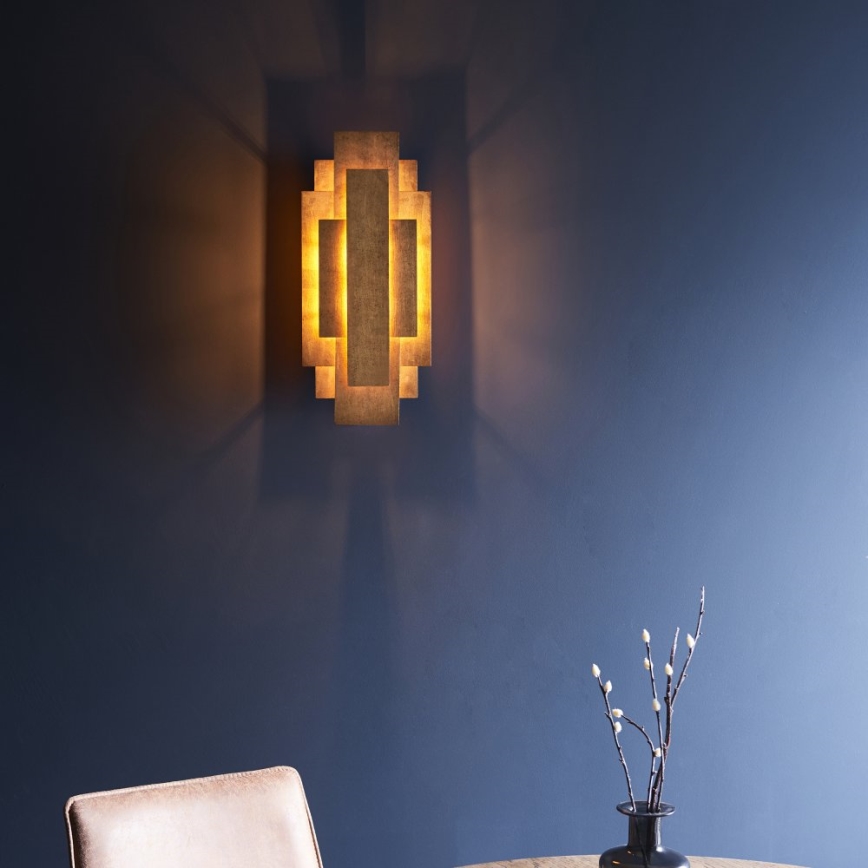 Endon 90452 - Zidna lampa ALZARE 2xG9/3W/230V zlatna