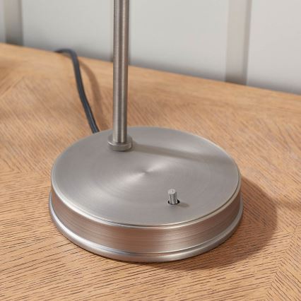 Endon 91740 - Stona lampa HANSEN 1xE14/40W/230V mat hrom