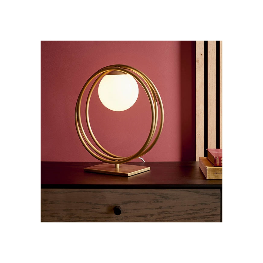 Endon 92491 - Stona lampa EMILIO 1xG9/3W/230V zlatna