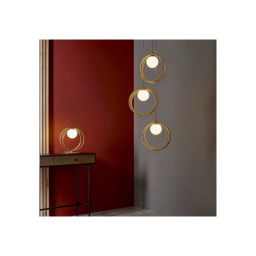 Endon 92491 - Stona lampa EMILIO 1xG9/3W/230V zlatna