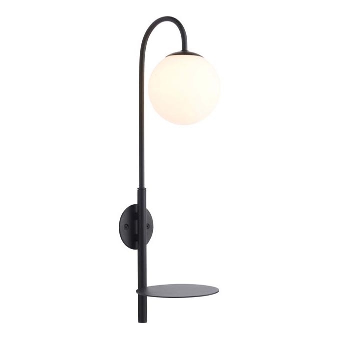 Endon 92726 - Zidna lampa HALO 1xG9/3W/230V crna