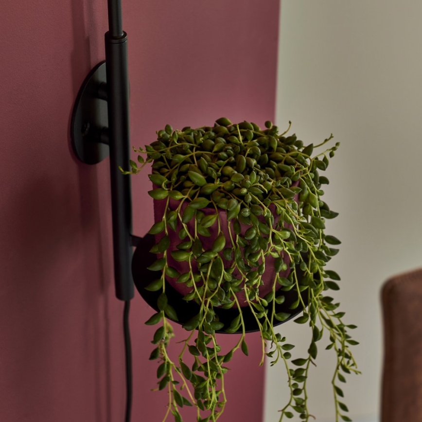 Endon 92726 - Zidna lampa HALO 1xG9/3W/230V crna