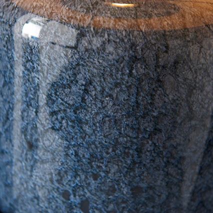 Endon 93067 - Stona lampa ZINNIA 1xE27/10W/230V plava/zlatna