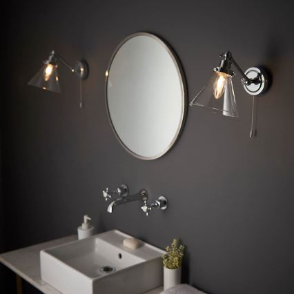 Endon 93853 - Zidna reflektorska lampa za kupatilo FARADAY 1xG9/3W/230V IP44 sjajni krom