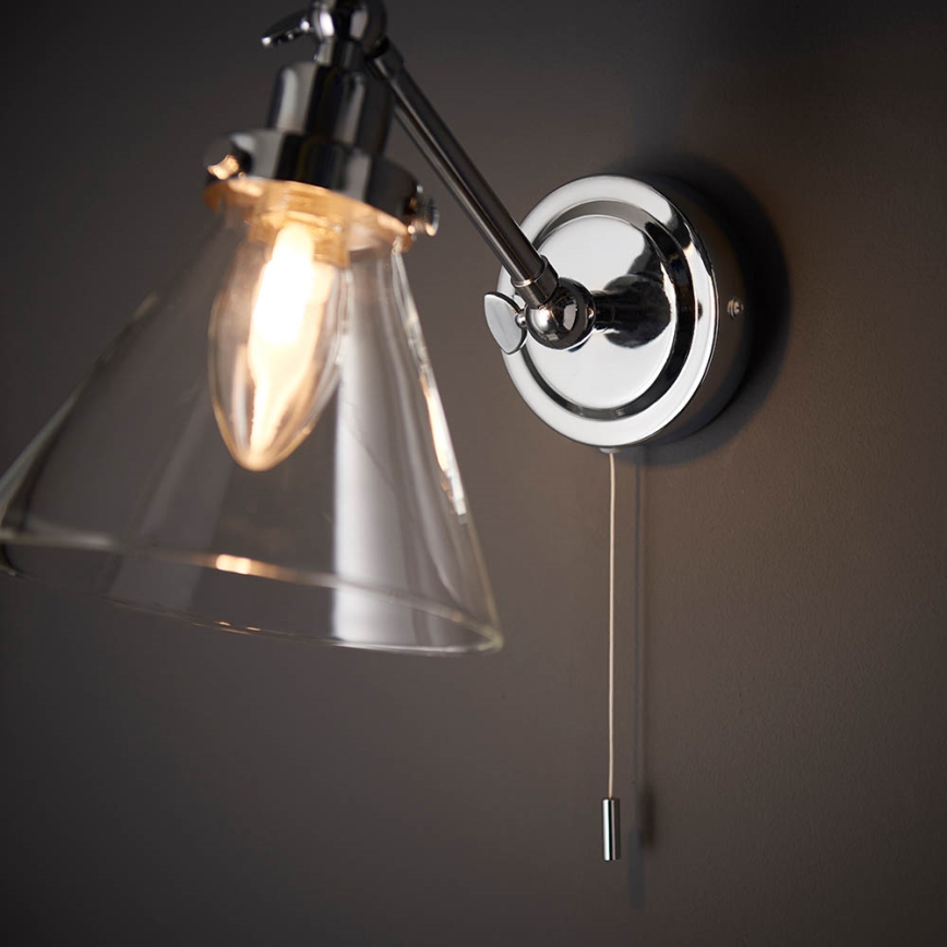Endon 93853 - Zidna reflektorska lampa za kupatilo FARADAY 1xG9/3W/230V IP44 sjajni krom