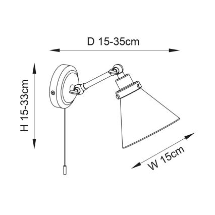 Endon 93853 - Zidna reflektorska lampa za kupatilo FARADAY 1xG9/3W/230V IP44 sjajni krom