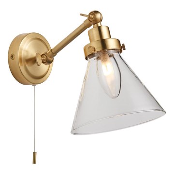 Endon 93854 - Zidna reflektorska lampa za kupatilo FARADAY 1xG9/3W/230V IP44 zlatna