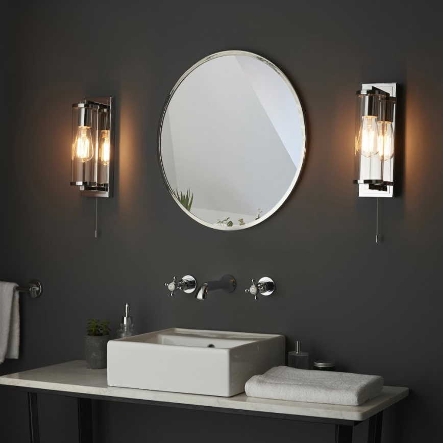 Endon 94074 - Zidna lampa za kupatilo TAYLOR 1xE27/10W/230V IP44 sjajni krom