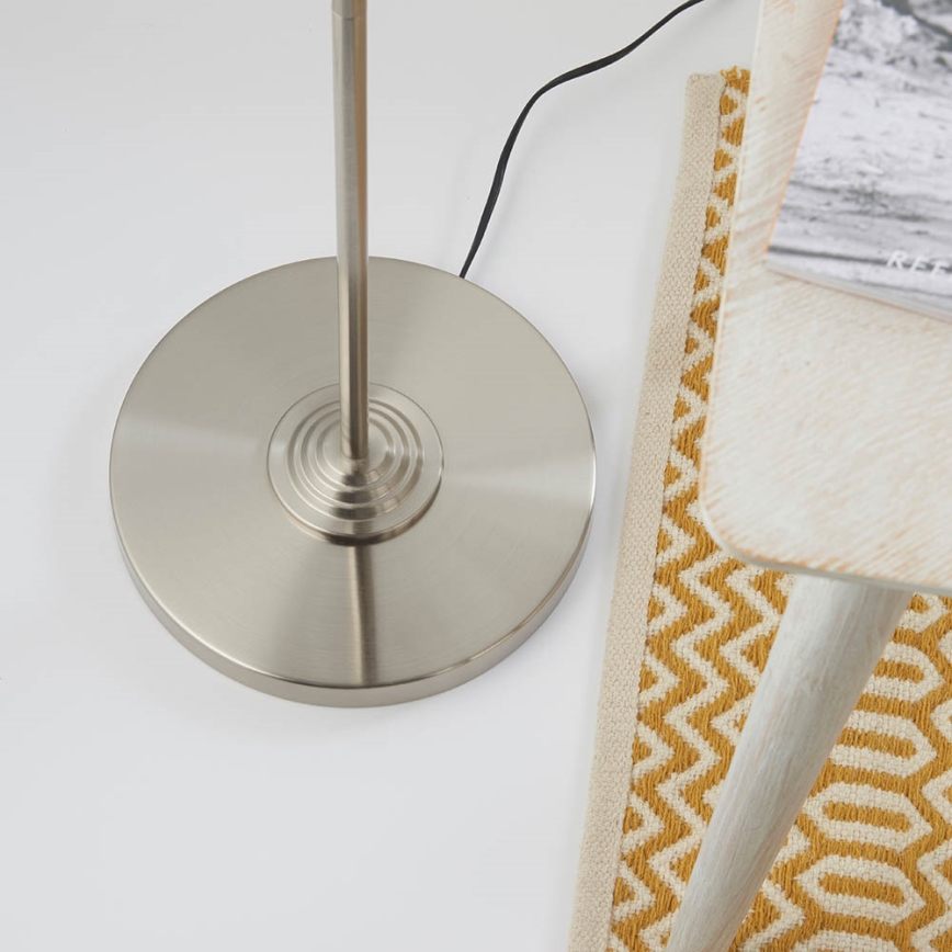 Endon 94359 - Podna lampa HIGHCLERE 3xE14/40W/230V bež/sjajni hrom prečnik 47 cm