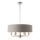 Endon 94373 - Luster na lancu HIGHCLERE 6xE14/40W/230V sivo/sjajni krom