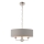 Endon 94377 - Luster na lancu HIGHCLERE 3xE14/40W/230V sivo/sjajni krom
