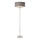Endon 94378 - Podna lampa HIGHCLERE 1xE14/40W/230V sivo/sjajni krom