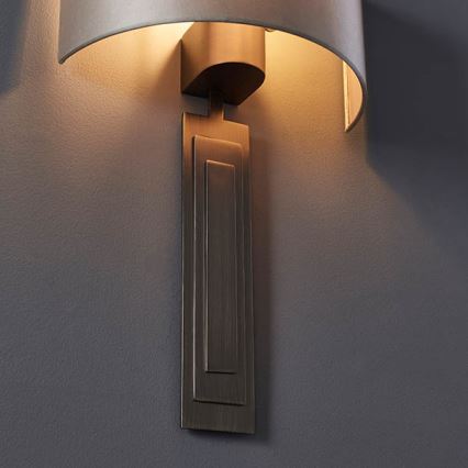 Endon 95271 - Zidna lampa CARLTON 1xE27/10W/230V bronzana
