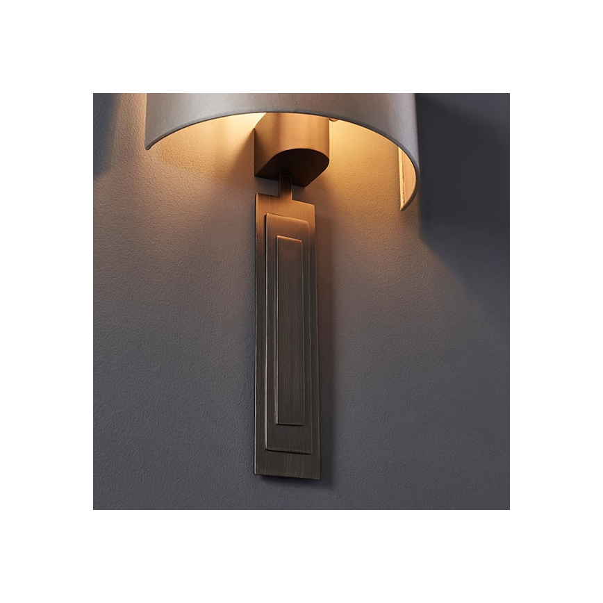 Endon 95271 - Zidna lampa CARLTON 1xE27/10W/230V bronzana