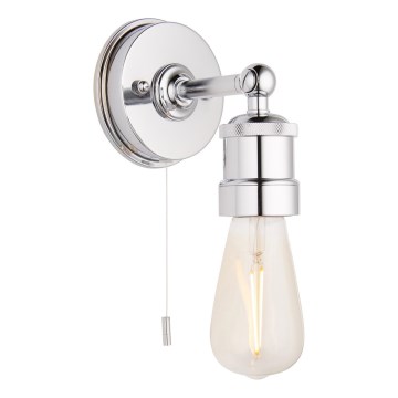 Endon 95505 - Kupatilsko zidno svetlo MILLER 1xE27/6W/230V IP44 sjajni hrom