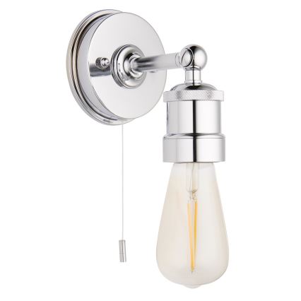 Endon 95505 - Kupatilsko zidno svetlo MILLER 1xE27/6W/230V IP44 sjajni hrom