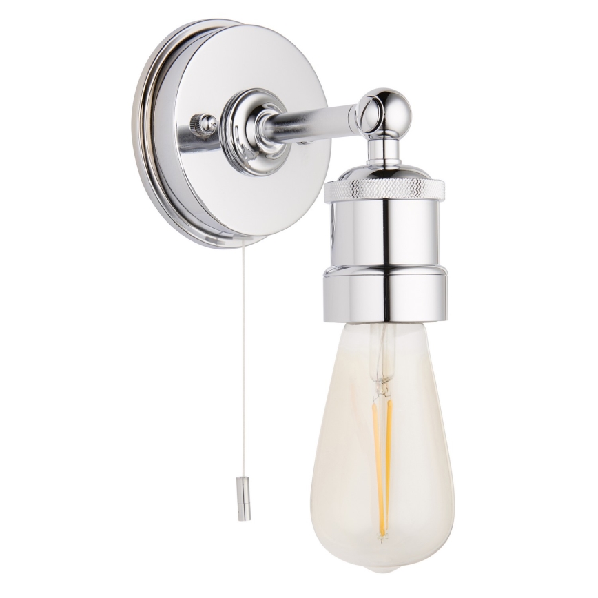 Endon 95505 - Kupatilsko zidno svetlo MILLER 1xE27/6W/230V IP44 sjajni hrom