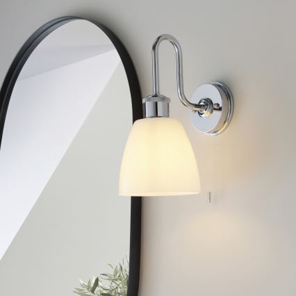 Endon 95506 - Kupatilsko zidno svetlo PIPER 1xE27/10W/230V IP44 sjajni hrom