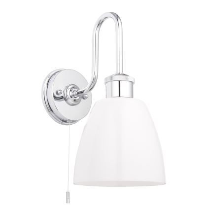Endon 95506 - Kupatilsko zidno svetlo PIPER 1xE27/10W/230V IP44 sjajni hrom