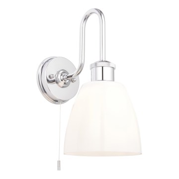 Endon 95506 - Kupatilsko zidno svetlo PIPER 1xE27/10W/230V IP44 sjajni hrom