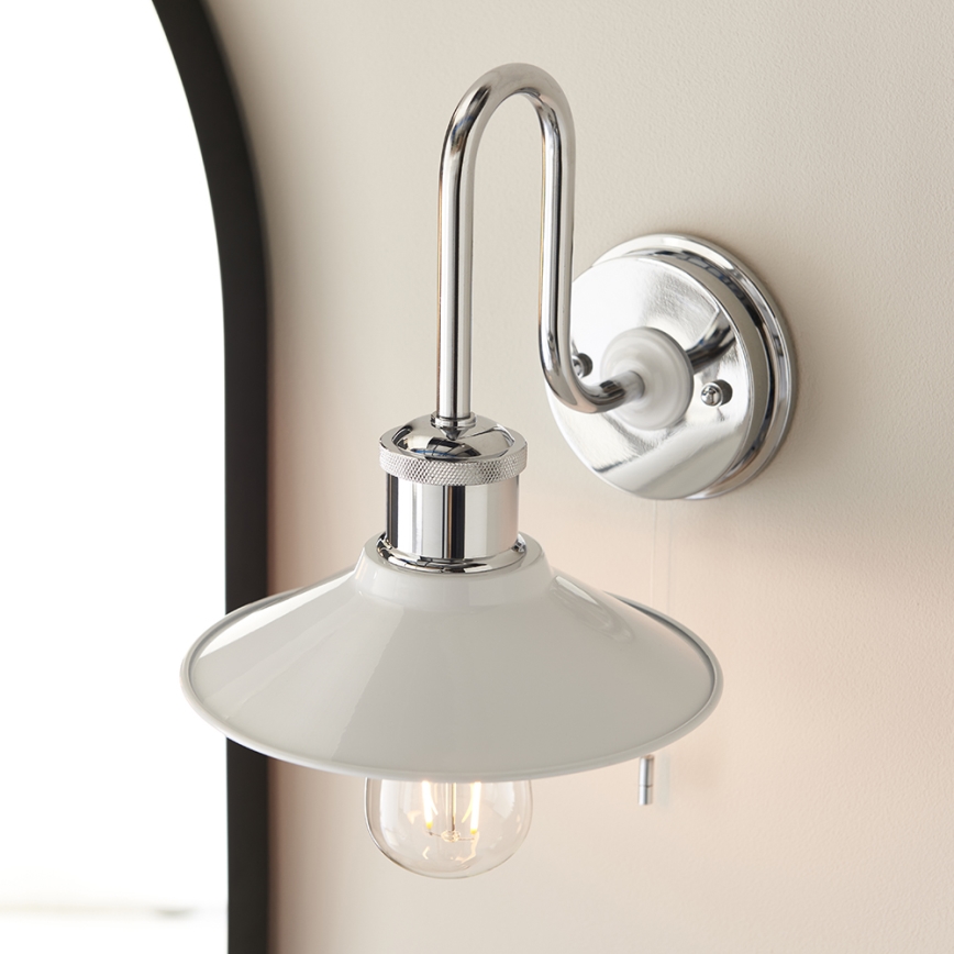 Endon 95508 - Zidna lampa za kupatilo MARIS 1xE27/6W/230V IP44 sjajni hrom
