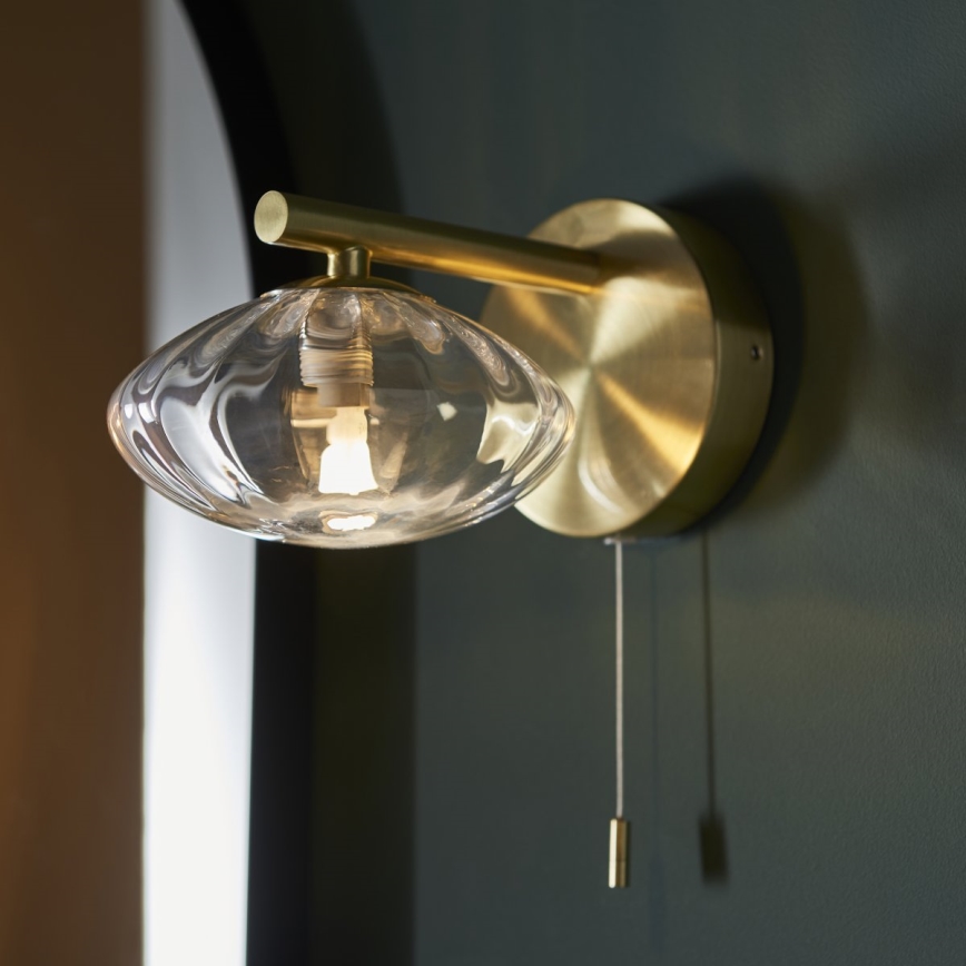 Endon 97182 - Zidna lampa za kupatilo MOBIAS 1xG9/3W/230V IP44 mesing