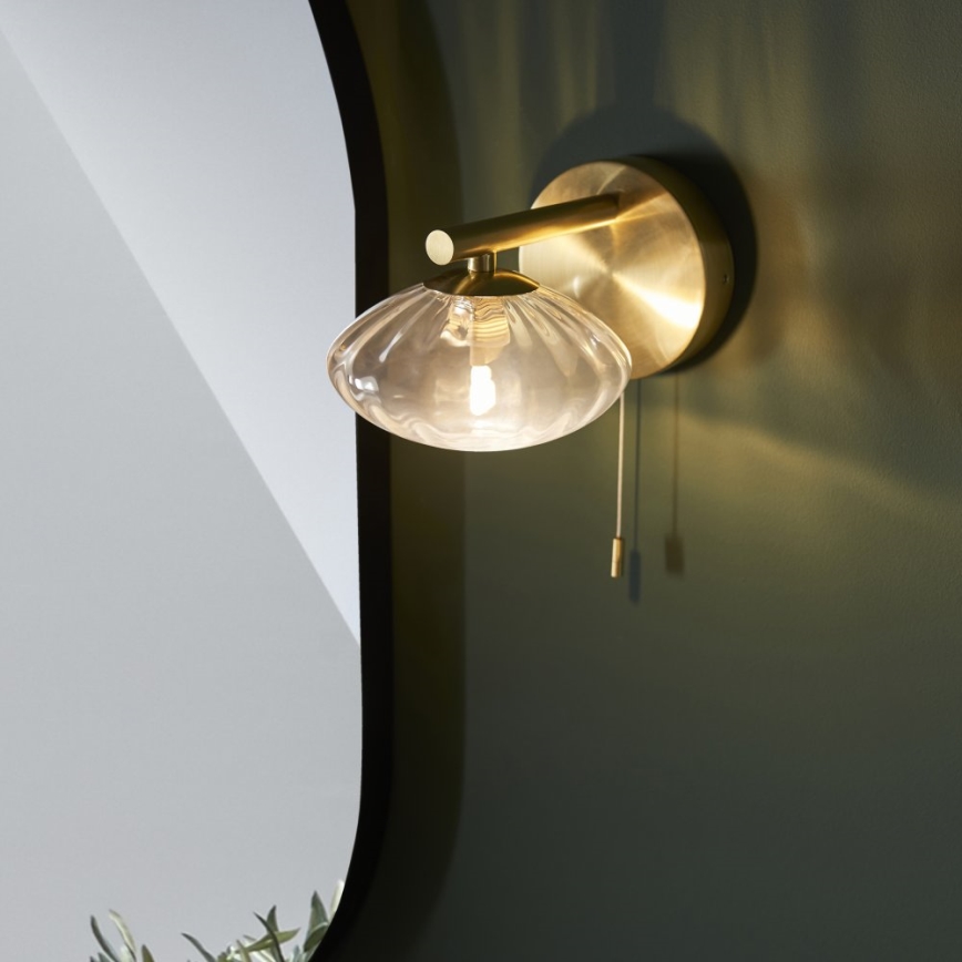 Endon 97182 - Zidna lampa za kupatilo MOBIAS 1xG9/3W/230V IP44 mesing