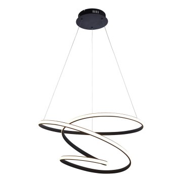 Endon 97632 - LED luster na sajli DUNE LED/47,5W/230V 3000K crna