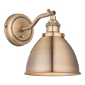 Endon 98746 - Zidno reflektorsko svetlo FRANKLIN 1xE14/7W/230V, mesing