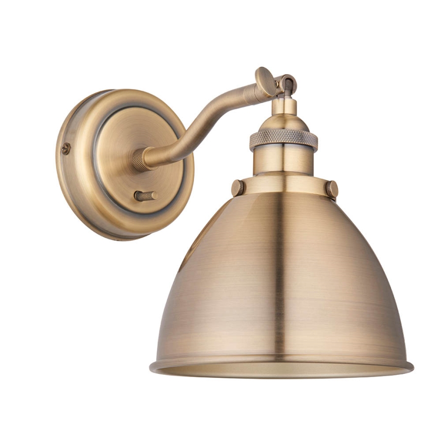 Endon 98746 - Zidno reflektorsko svetlo FRANKLIN 1xE14/7W/230V, mesing