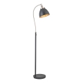 Endon 98753 - Podna lampa FRANKLIN 1xE27/10W/230V mat hrom/antracit
