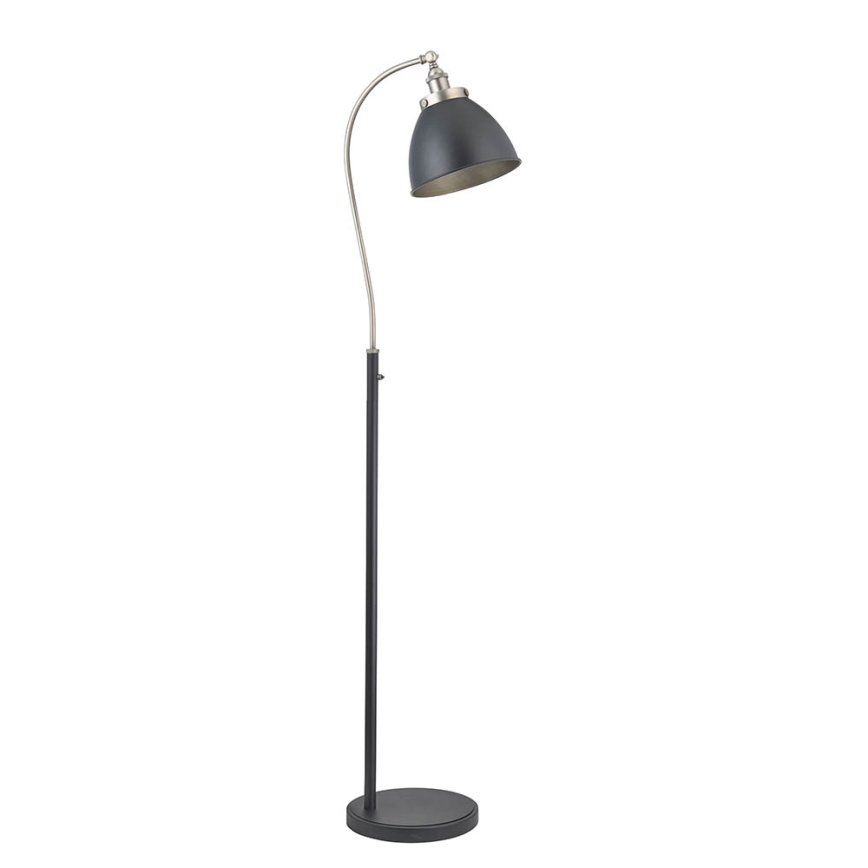Endon 98753 - Podna lampa FRANKLIN 1xE27/10W/230V mat hrom/antracit