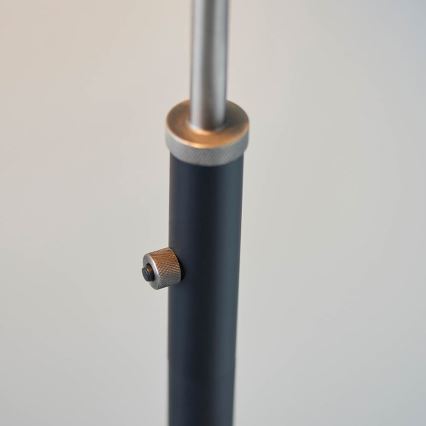 Endon 98753 - Podna lampa FRANKLIN 1xE27/10W/230V mat hrom/antracit