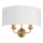 Endon 98937 - Zidna lampa HIGHCLERE 2xE14/40W/230V bela/mesing