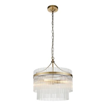 Endon 99167 - Luster na lancu MARIETTA 3xE14/7W/230V mesing/proziran