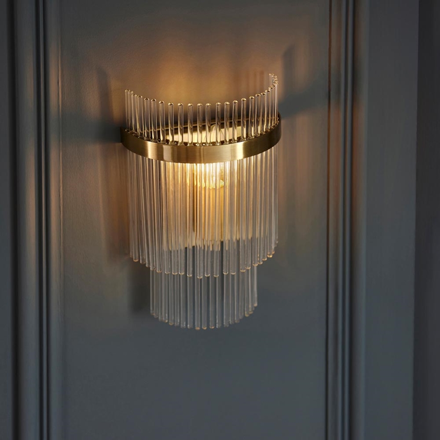 Endon 99168 - Zidna lampa MARIETTA 1xE14/6W/230V mesing/prozirna