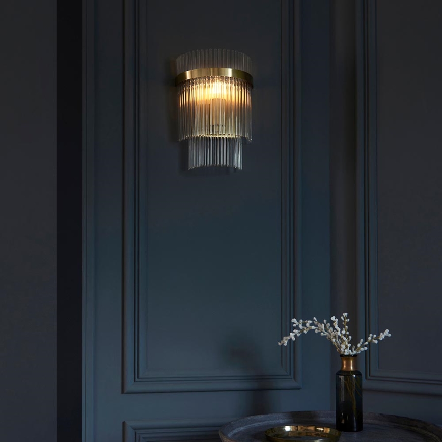 Endon 99168 - Zidna lampa MARIETTA 1xE14/6W/230V mesing/prozirna