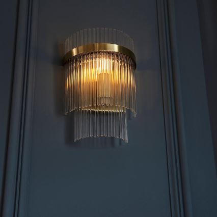 Endon 99168 - Zidna lampa MARIETTA 1xE14/6W/230V mesing/prozirna