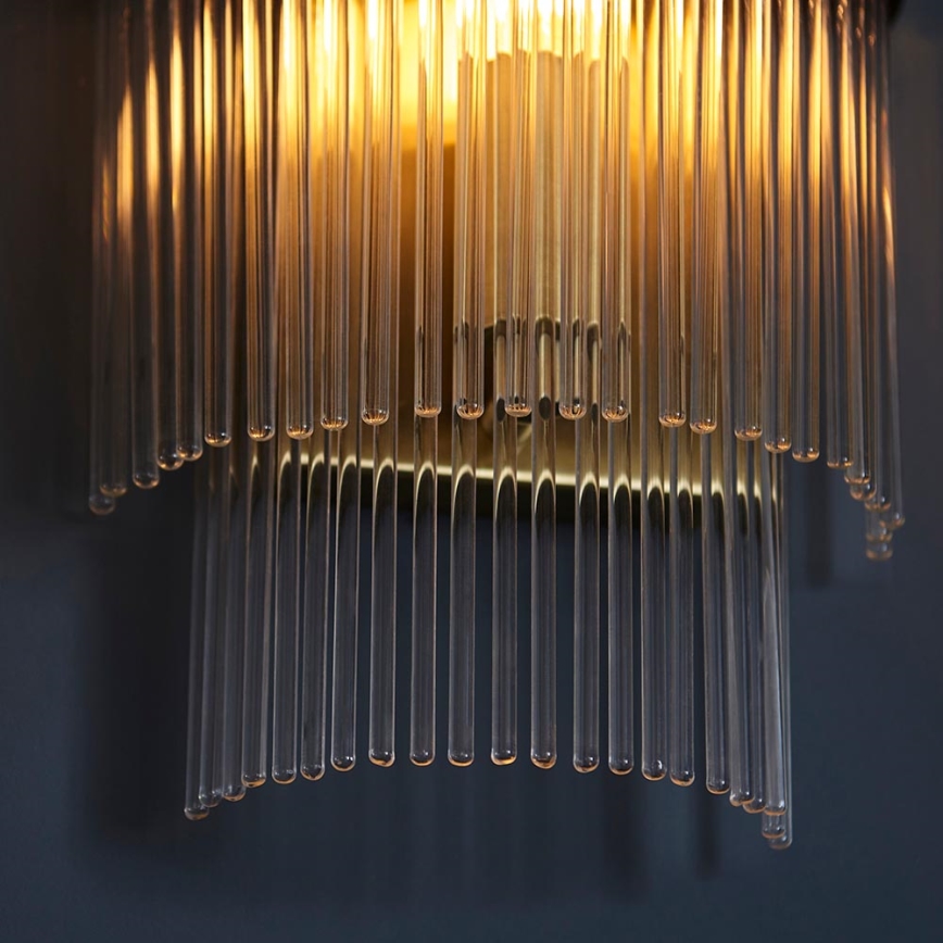 Endon 99168 - Zidna lampa MARIETTA 1xE14/6W/230V mesing/prozirna