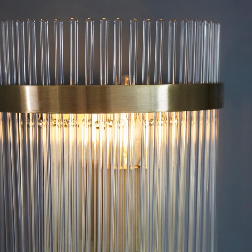 Endon 99168 - Zidna lampa MARIETTA 1xE14/6W/230V mesing/prozirna